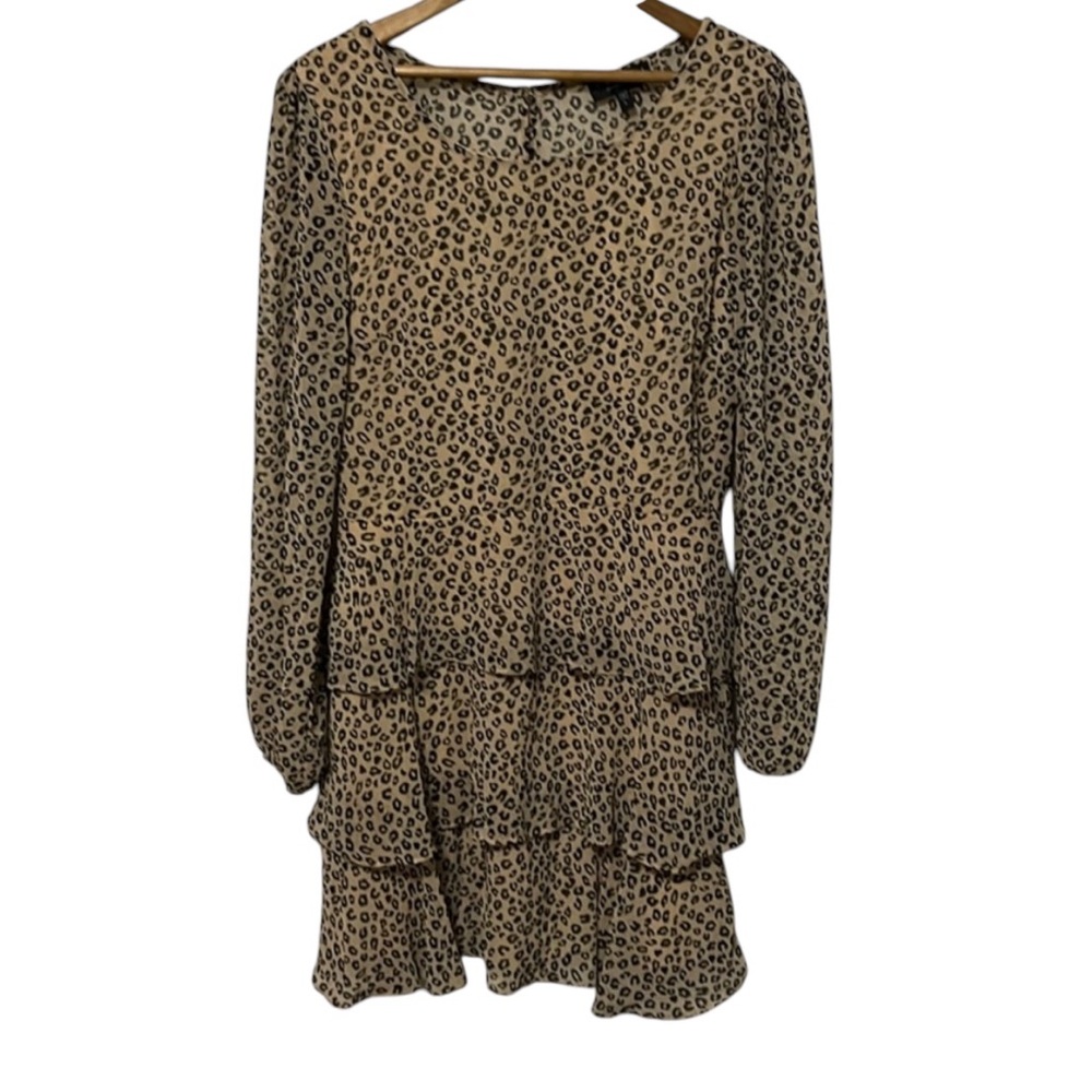 F1- - CHEETAH PATTERN - LARGE- TRIXXI - DRESS
